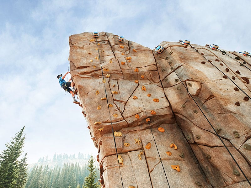 Climbing Wall at Epic Discovery