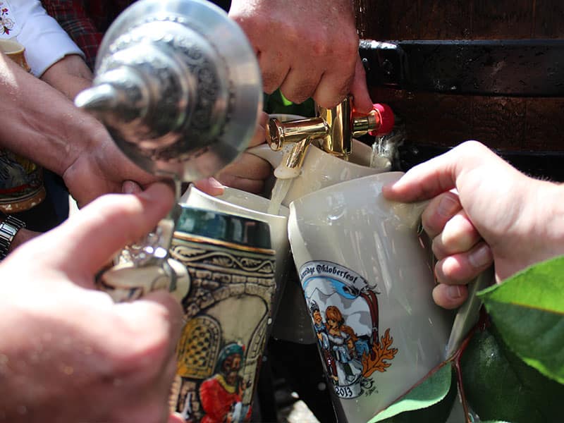 Beer Steins at Oktoberfest