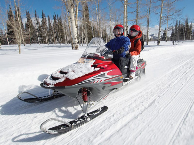 Snowmobiling in Breckenridge