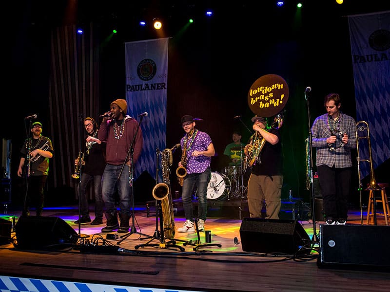 Mardi Gras celebration in Breckenridge