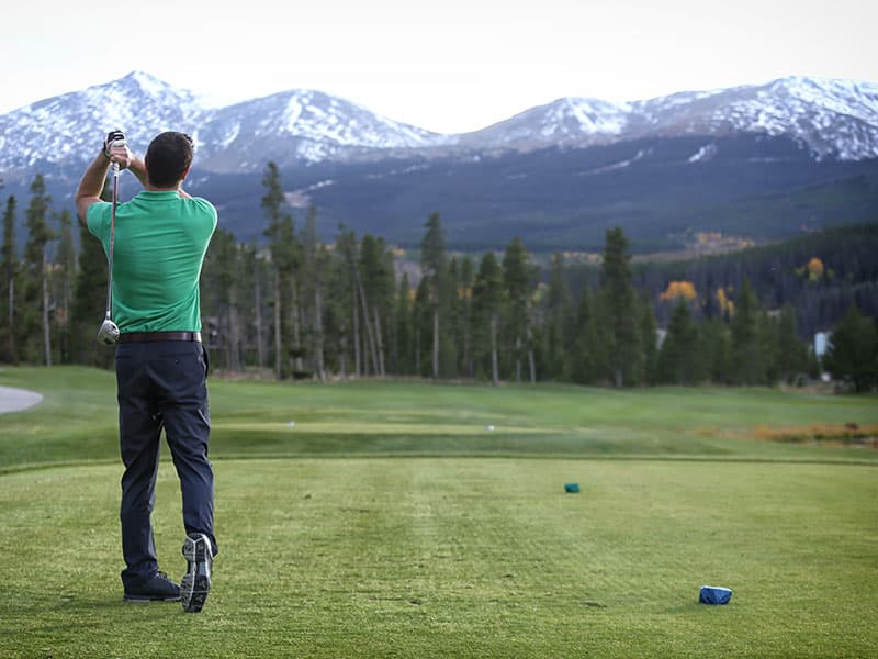 Golfing in Breckenridge